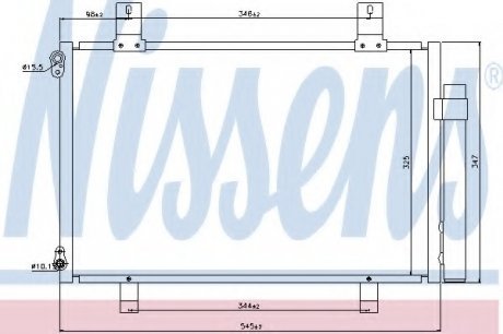 Радиатор кондиционера NISSENS Nissens A/S 940057
