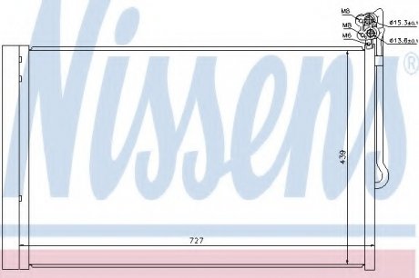 Радиатор кондиционера NISSENS Nissens A/S 940157
