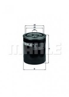 Фильтр масляный Suzuki OC331/1 MAHLE OC 331/1