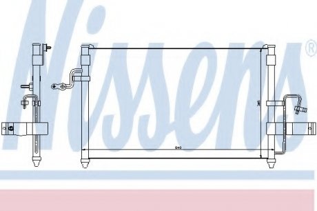 Радиатор кондиционера Nissens A/S 94414 (фото 1)