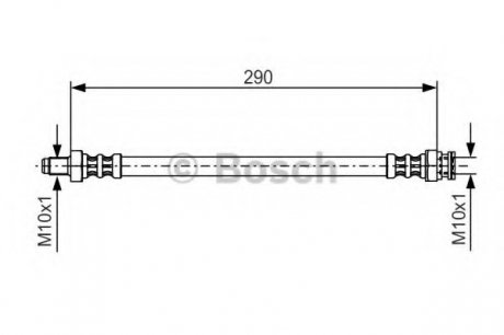 Тормозной шланг 1 987 476 688 BOSCH 1987476688 (фото 1)