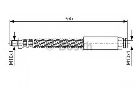 Тормозной шланг 1 987 476 519 BOSCH 1987476519