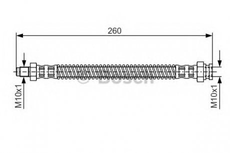 Тормозной шланг 1 987 476 522 BOSCH 1987476522
