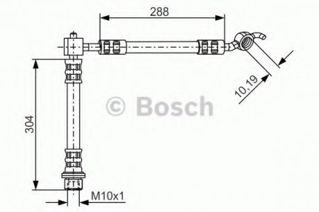 Тормозной шланг 1 987 476 358 BOSCH 1987476358