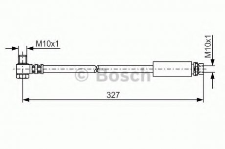 Тормозной шланг 1 987 476 095 BOSCH 1987476095