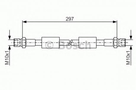 Тормозной шланг 1 987 476 380 BOSCH 1987476380