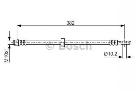 Тормозной шланг 1 987 476 696 BOSCH 1987476696