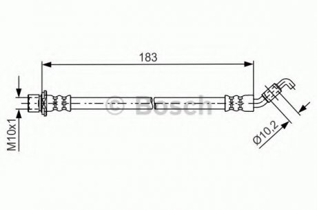 Тормозной шланг 1 987 481 639 BOSCH 1987481639