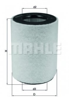 Фильтр воздушный Smart MAHLE LX 1792 (фото 1)