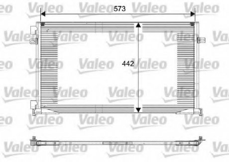 Радиатор кондиционера Valeo 817644