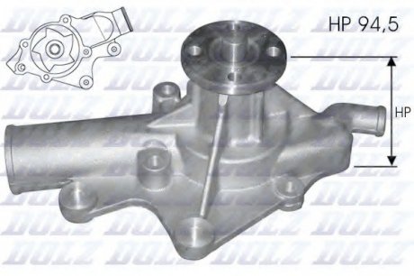 Насос системы охлаждения DOLZ J203