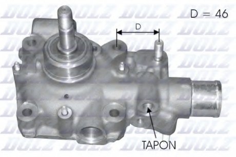 Насос системы охлаждения DOLZ B121