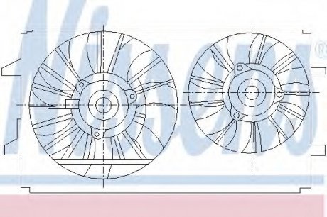 Вентилятор радиатора NISSENS Nissens A/S 85410