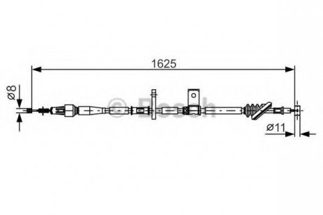 Тормозной трос 1 987 482 094 BOSCH 1987482094