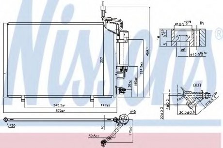 Радиатор кондиционера NS_K Nissens A/S 940527