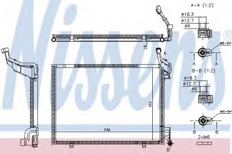 Конденсер кондиціонера NISSENS Nissens A/S 940525