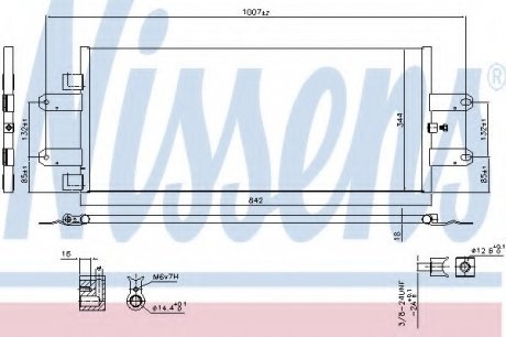 Радиатор кондиционера NS_K Nissens A/S 940440
