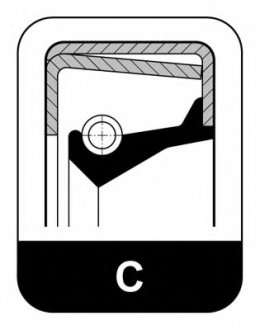 Сальник 93х112,7х3 ELRING 044.571