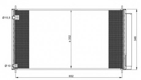 Радиатор кондиционера NRF 35838