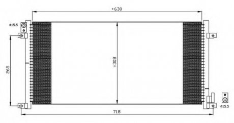 Радіатор кондиционера NRF 35491