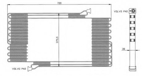 Радіатор кондиционера NRF 35472