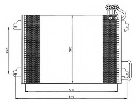 Радиатор кондиционера NRF 35340