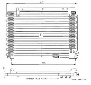 Радиатор кондиционера NRF 35191