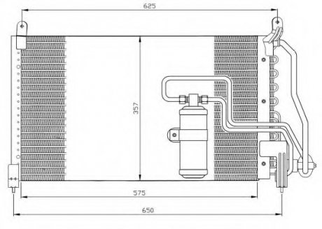 Радиатор кондиционера NRF 35134