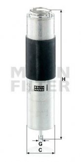 Фильтр топливный MANN-FILTER WK 5016 Z (фото 1)