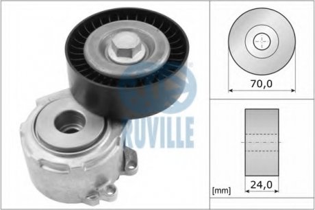 Натягувач ременя поліклинового Ruville 55940