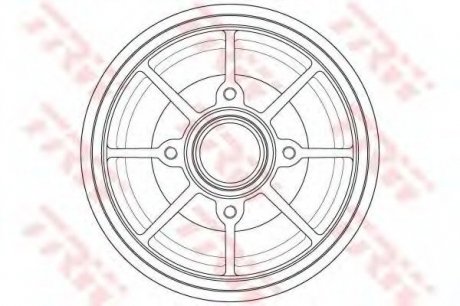 Тормозной барабан TRW DB4546MR