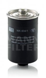 Фильтр топливный MANN-FILTER WK 834/1 (фото 1)