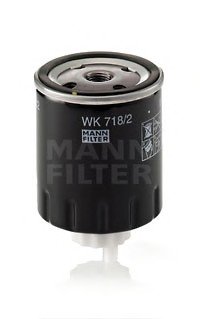 Фильтр топливный MANN-FILTER WK 718/2 (фото 1)