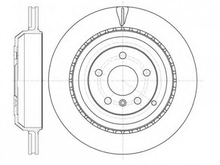 Тормозной диск REMSA 61031.10 (фото 1)