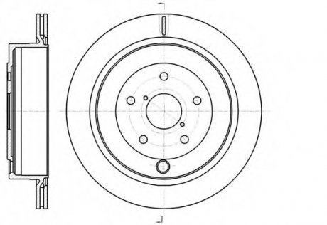 Тормозной диск REMSA 61042.10 (фото 1)