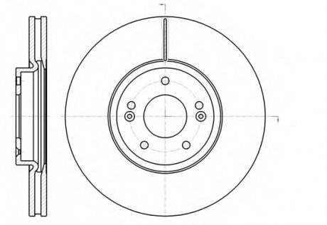 Тормозной диск REMSA 61102.10 (фото 1)