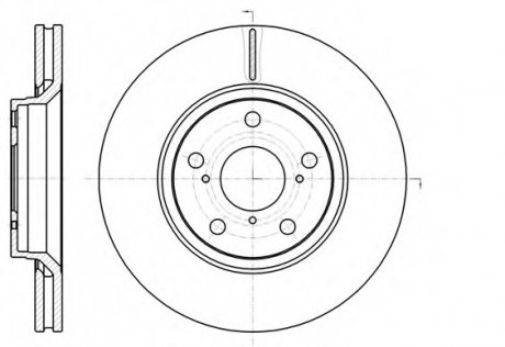 Тормозной диск REMSA 61121.10 (фото 1)