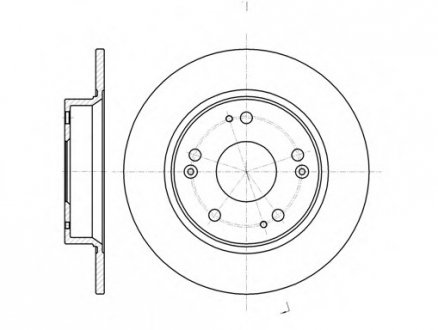 Тормозной диск REMSA 61175.00 (фото 1)
