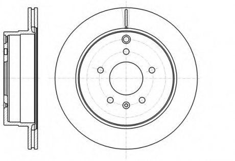 Тормозной диск REMSA 61182.10 (фото 1)