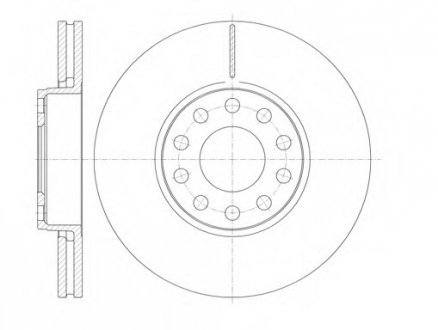 Тормозной диск REMSA 61227.10 (фото 1)