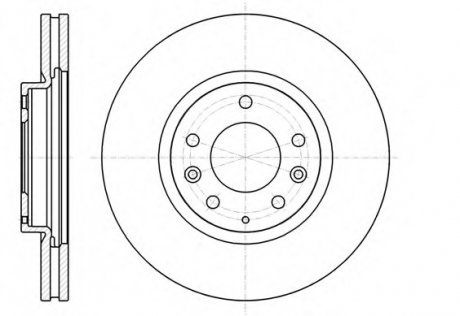Тормозной диск REMSA 61236.10 (фото 1)