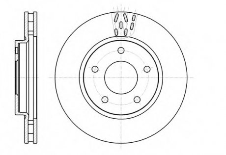 Тормозной диск REMSA 61291.10 (фото 1)