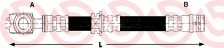 Тормозной шланг Brembo T85109 (фото 1)