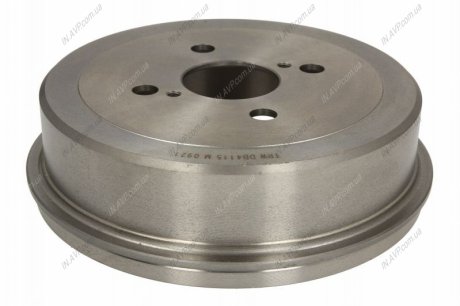 Гальмівний барабан задн AUDI 100 C3, 80 B4 FORD ESCORT V RENAULT 4/MINIVAN TOYOTA CARINA E VI, CARINA VII, COROLLA, SPRINTER CARIB VW GOLF III, TRANSPORTER T2 1.1-2.0D 08.75-06.02 TRW DB4115