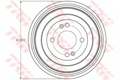 Тормозной барабан TRW DB4422