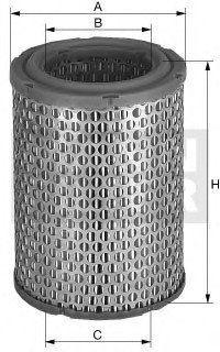 Фильтр воздушный MANN MANN-FILTER C 1953