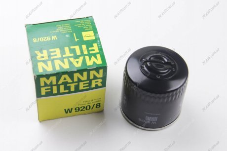 Фильтр масляный MANN MANN-FILTER W 920/8