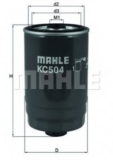 Фильтр топливный MAHLE KC 504