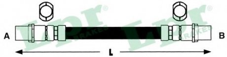 Тормозной шланг LPR 6T47910 (фото 1)