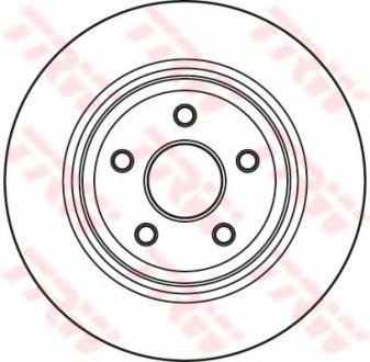 Тормозной диск TRW DF4979S